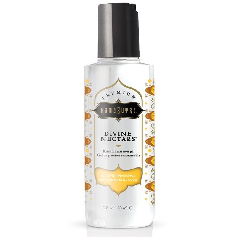 Kamasutra - Gel Embrassable Saveur Ananas et Coco Divine Nectars - 150 ml