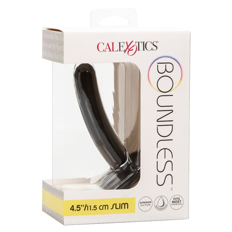 Gode Anal Boundless Ultra Fin Noir 11,5cm - CalExotics