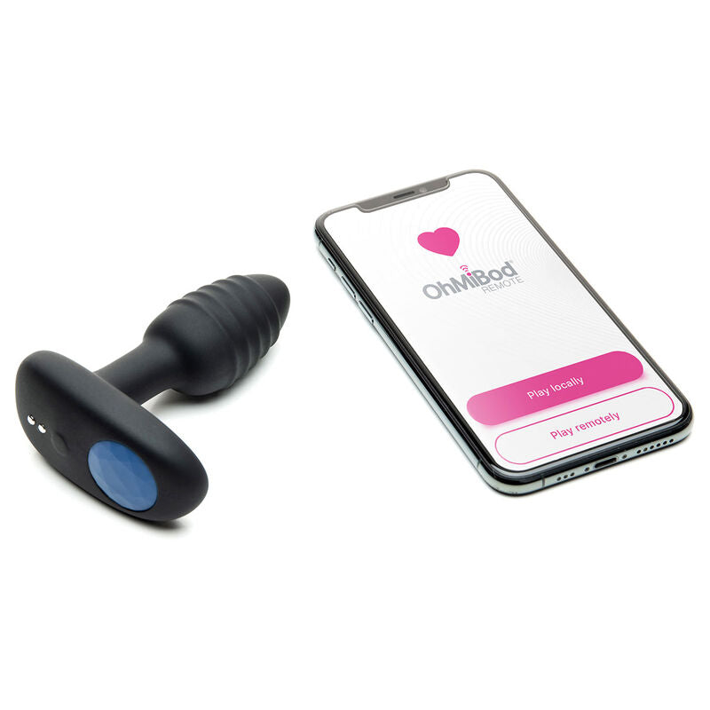 Plug Anal Vibrant Connecté Lumen Noir - OhMiBod