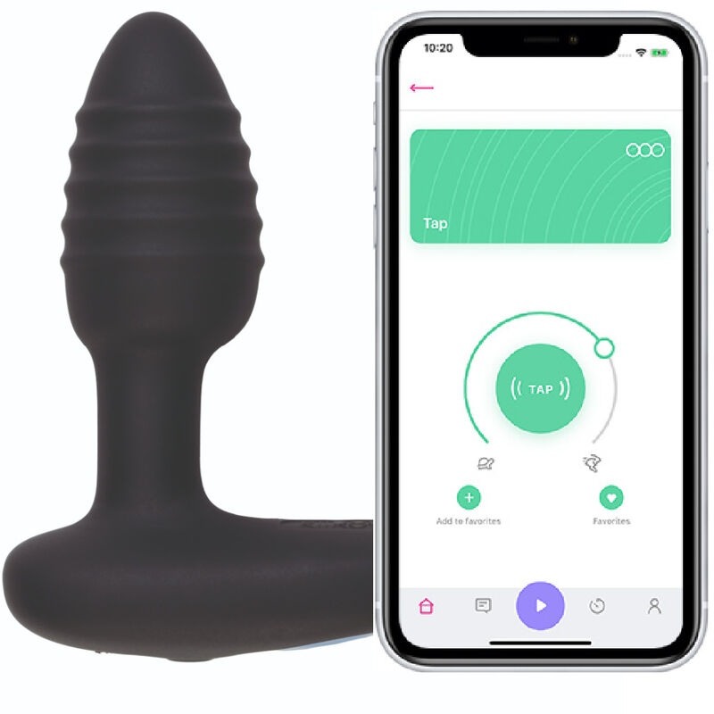 Plug Anal Vibrant Connecté Lumen Noir - OhMiBod