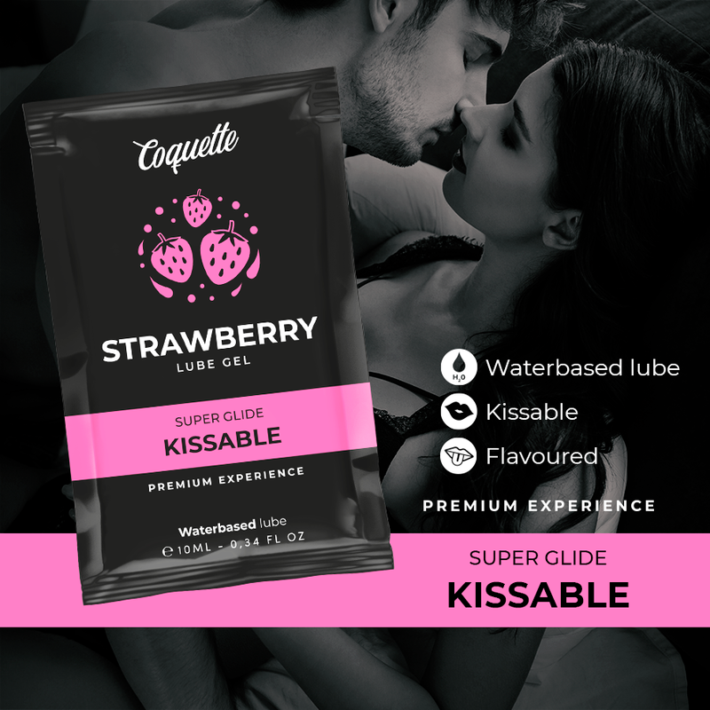 Lubrifiant Embrassable Coquette Chic Desire Fraise 10ml