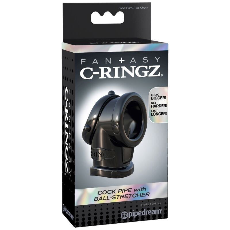 Anneau Pénien Cock Pipe Ball Stretcher - Fantasy C-Ringz