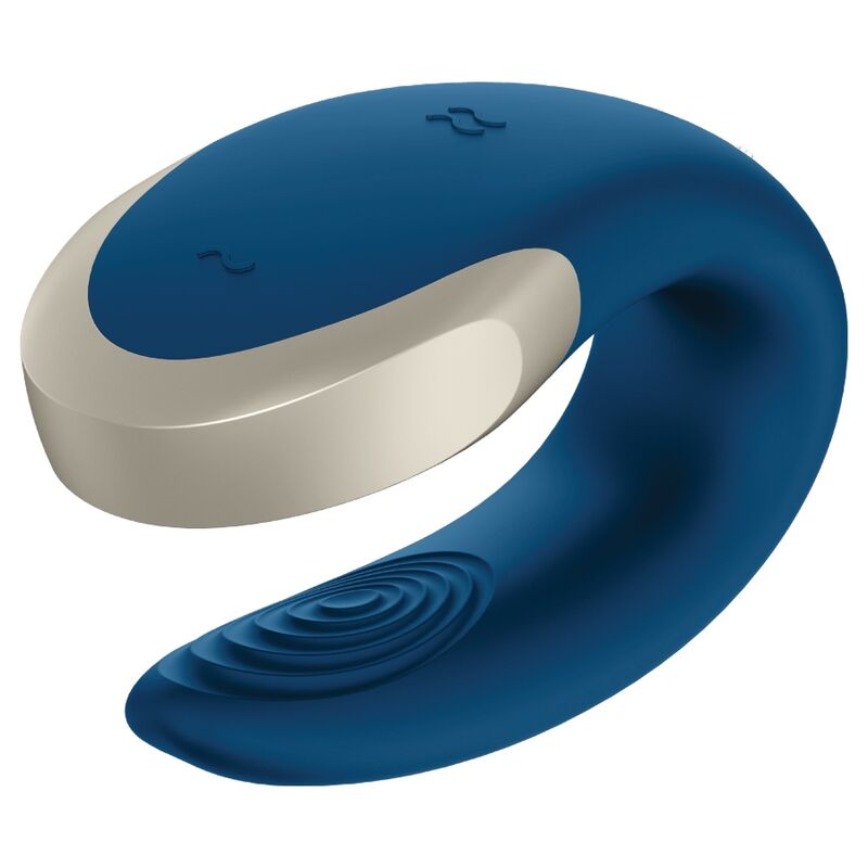 Vibromasseur Couple Double Love Connecté Bleu - Satisfyer