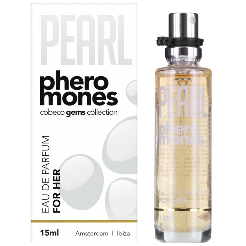 Cobeco Pharma – Eau de Parfum aux Phéromones pour Femme Pearl – 15 ml