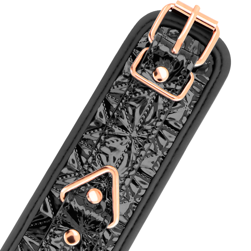 Menottes Chevilles Black Edition Premium Cuir Vegan - BEGME - Begme Fetish Games