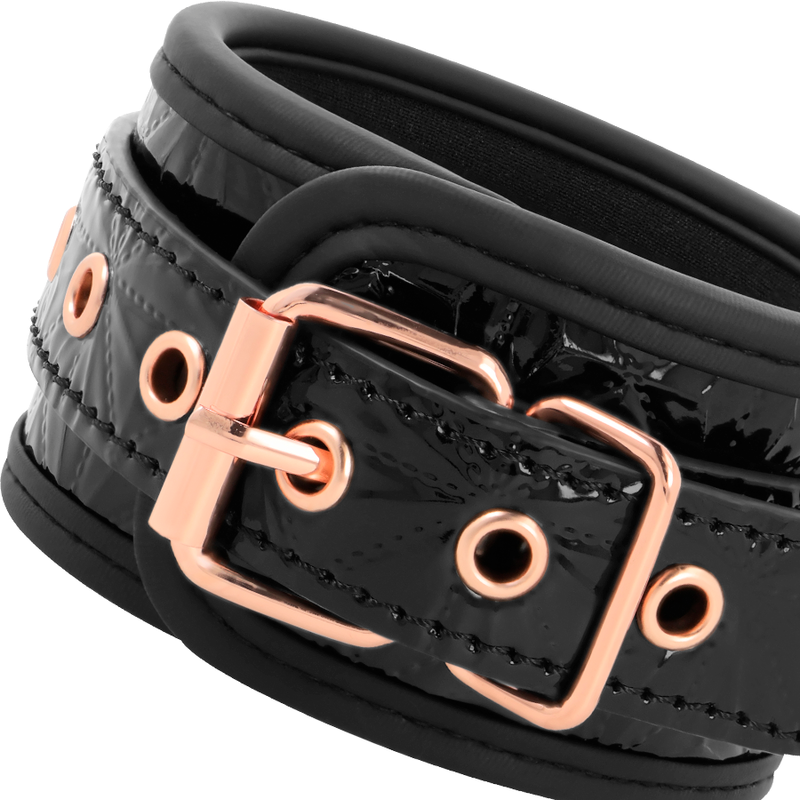 Menottes Chevilles Black Edition Premium Cuir Vegan - BEGME - Begme Fetish Games