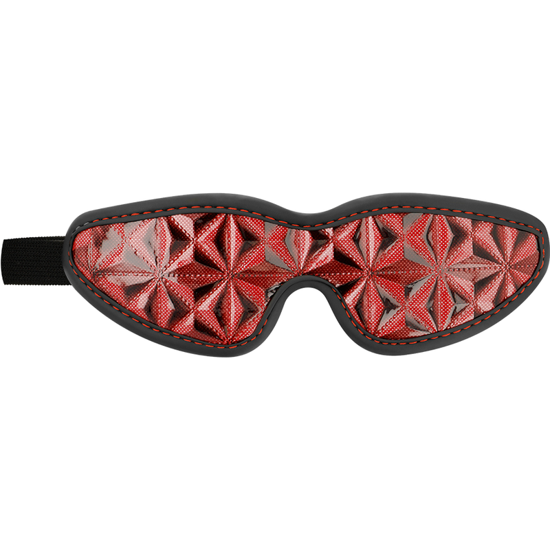 Fetish Submissive - Masque intégral BDSM en cuir végan - Rouge