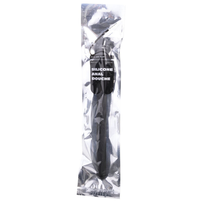 All Black - Embout de Douche Anal Silicone - 27 cm