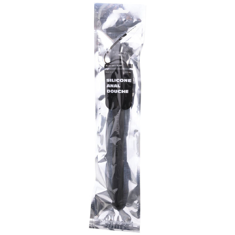 All Black - Embout de Douche Anal Silicone - 28,5 cm