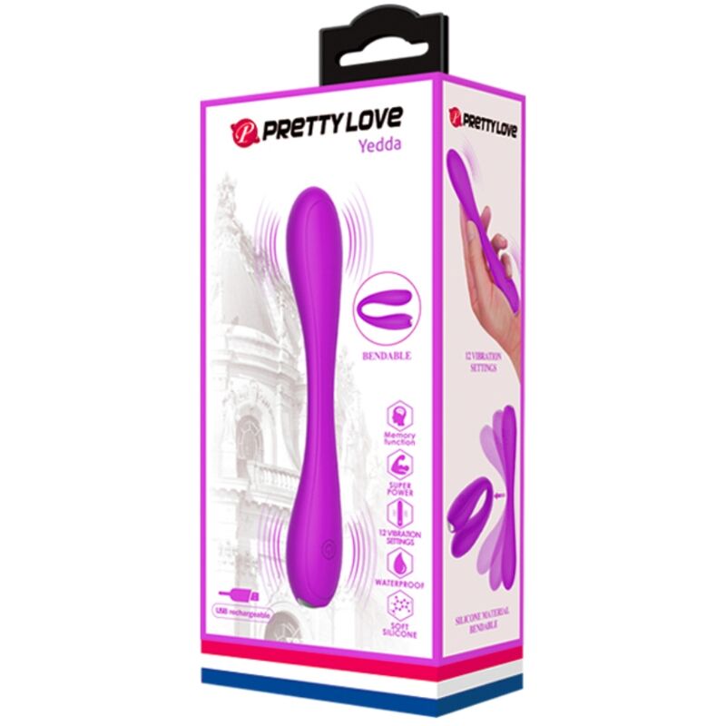 Vibrateur Double Stimulation Yedda Flexible - Pretty Love