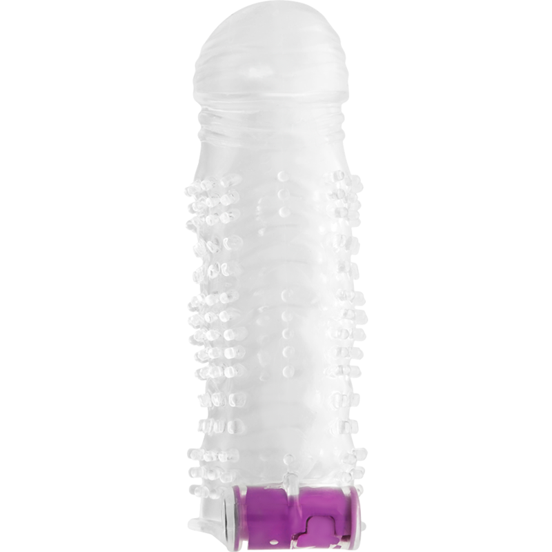Gaine pénienne texturée avec balle vibrante - Ohmama - OHMAMA