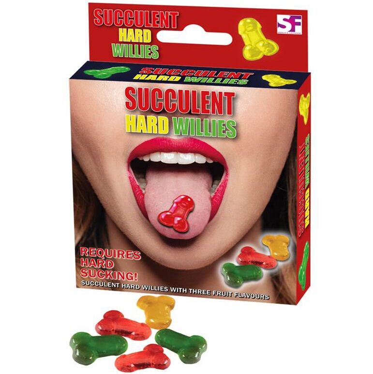 Bonbons Durs Pénis Saveur Fruits 12 pcs - Spencer & Fleetwood