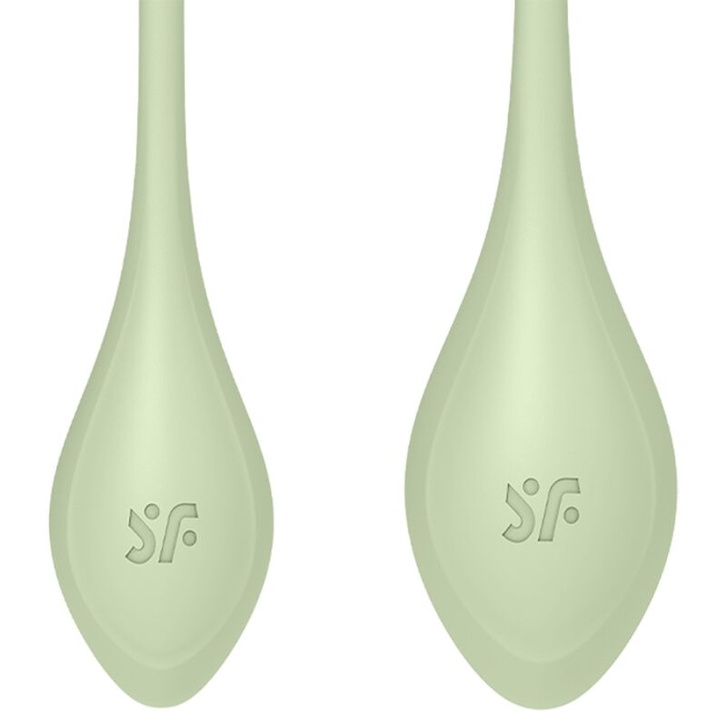 Boules Kegel Yoni Power 2 Vert Kit Entraînement - Satisfyer