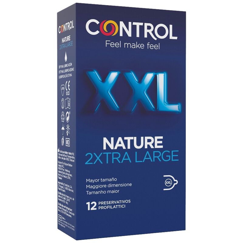 Control - Préservatifs XXL Nature 2XTRA Large - 12 unités