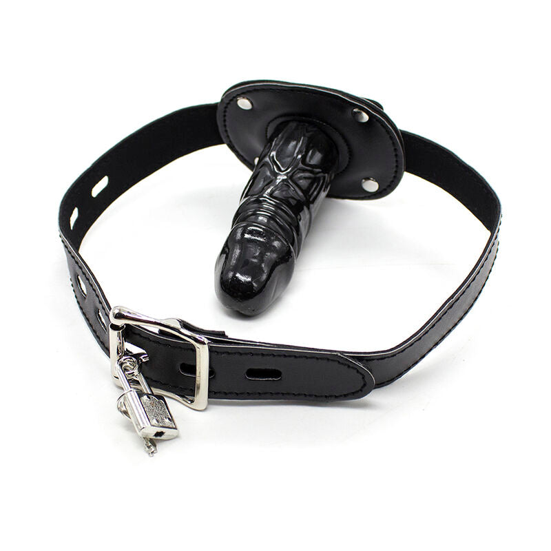 Bâillon Pénis TPE avec Cadenas Taille M - Ohmama Fetish - OHMAMA FETISH