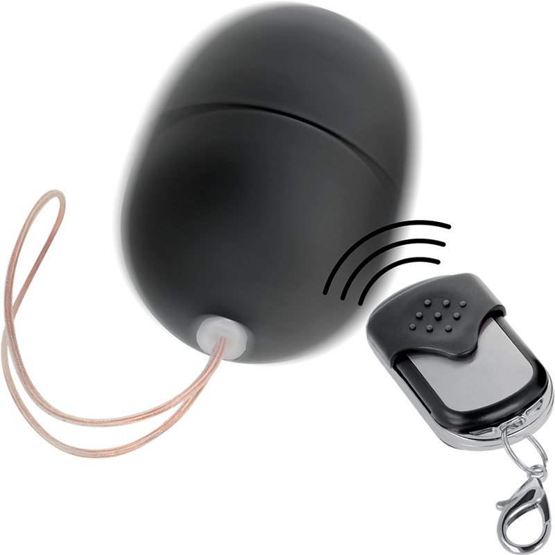 Online – Oeuf Vibrant avec Télécommande Taille S – Noir