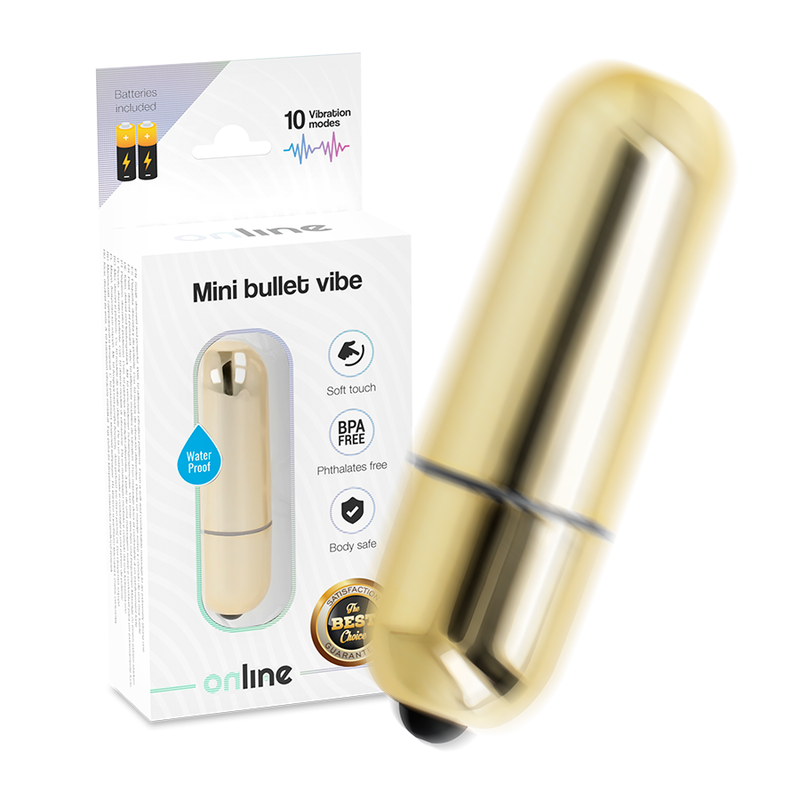 Online - Vibro de poche or - 10 vitesses