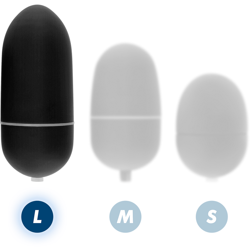 Online – Oeuf Vibrant avec Télécommande Taille L – Noir
