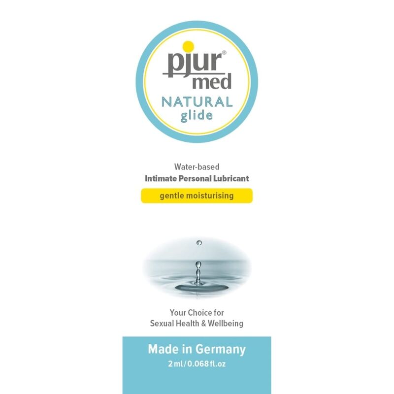 pjur - Lubrifiant à Base d’Eau Natural Glide - 2 ml