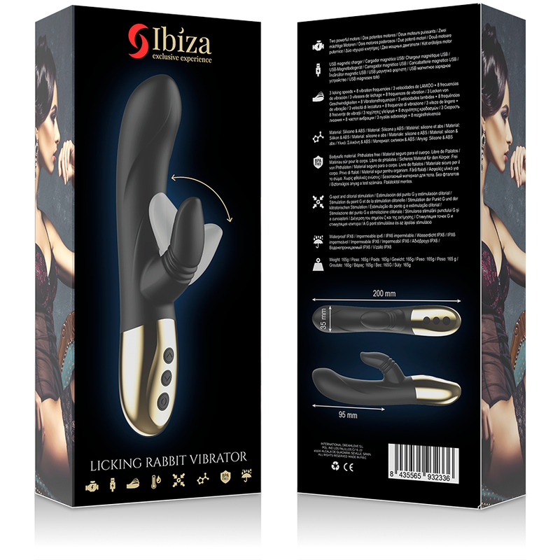 Vibromasseur Rabbit Ibiza Licking avec Fonction Léchage - Ibiza