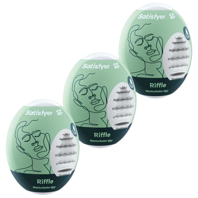 Œufs Masturbateurs Eggcited Riffle Lot de 3 - Satisfyer