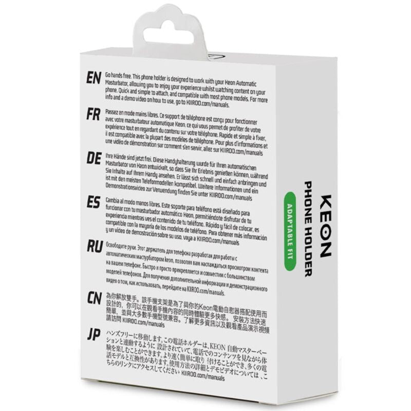 Support Téléphone Masturbateur Keon Mains Libres - Kiiroo