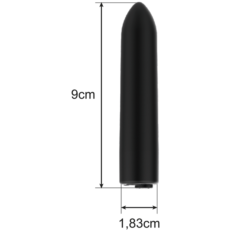 Vibromasseur de Poche Intense Noir 10 Vitesses - Intense