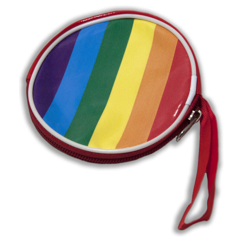 Porte-monnaie ronde drapeau arc-en-ciel LGBT Pride - Diablo Picante - PRIDE