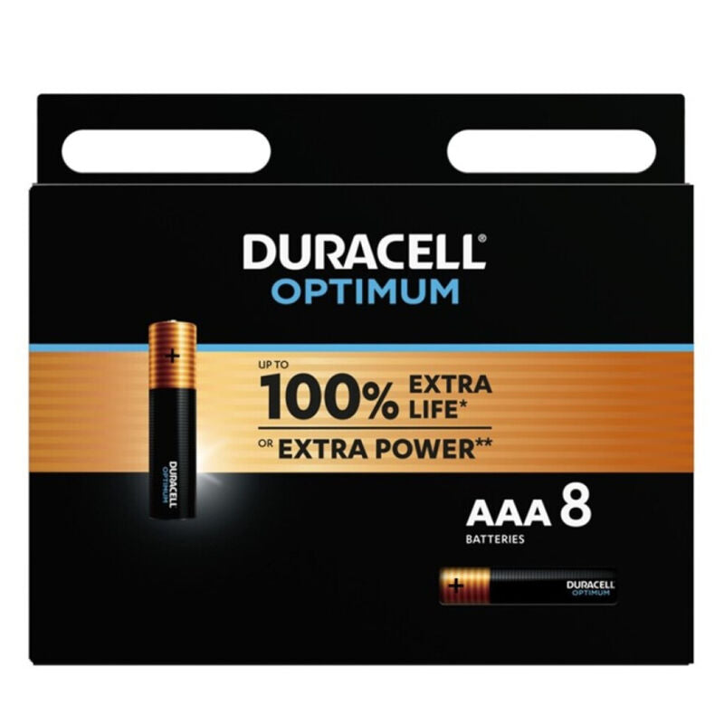 Duracell - pile alcaline optimum aaa lr03 8 unit?