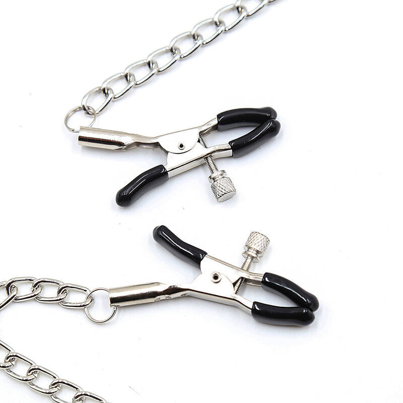 Kit Bondage Baillon Boule et Pinces Tétons Noir - Ohmama - OHMAMA FETISH