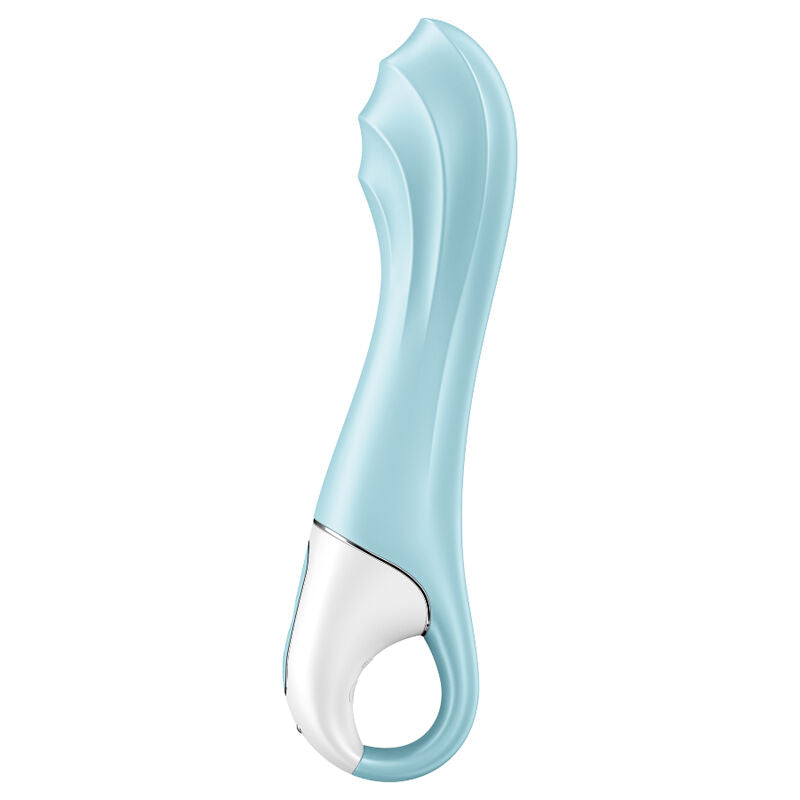 Vibromasseur Point G Gonflant Air Pump Vibrator 5+ Bleu - Satisfyer