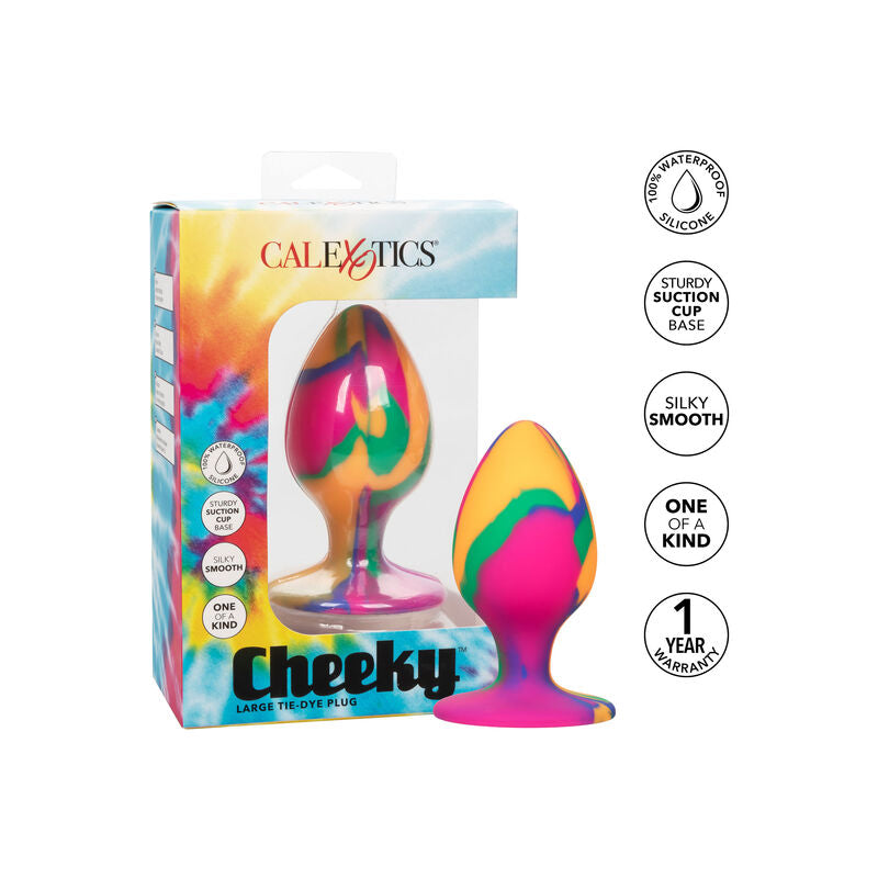 Plug Anal Cheeky Tie Dye Medium - CalExotics