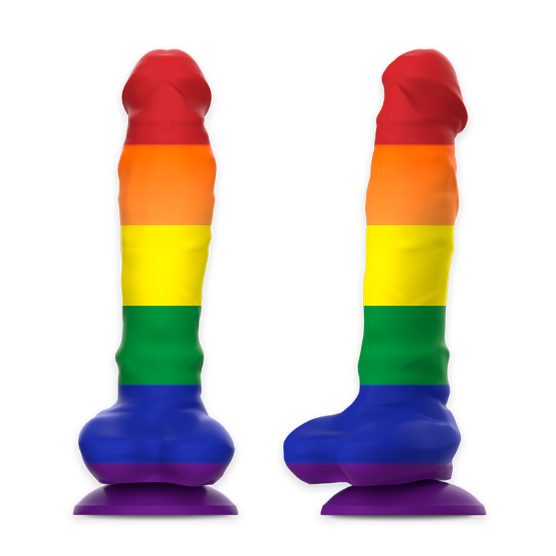 Gode Fantaisie Mythology Corey Pride Taille L Arc-en-Ciel - MYTHOLOGY FANTASY DILDO