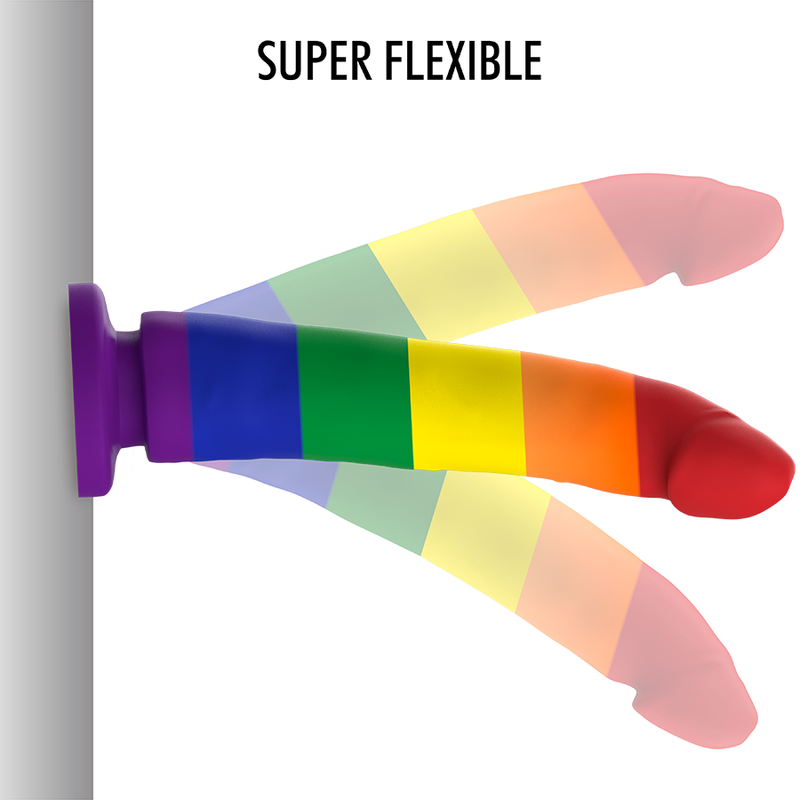 Farbenfroher Fantasy-Dildo Devon Pride M - Mythology