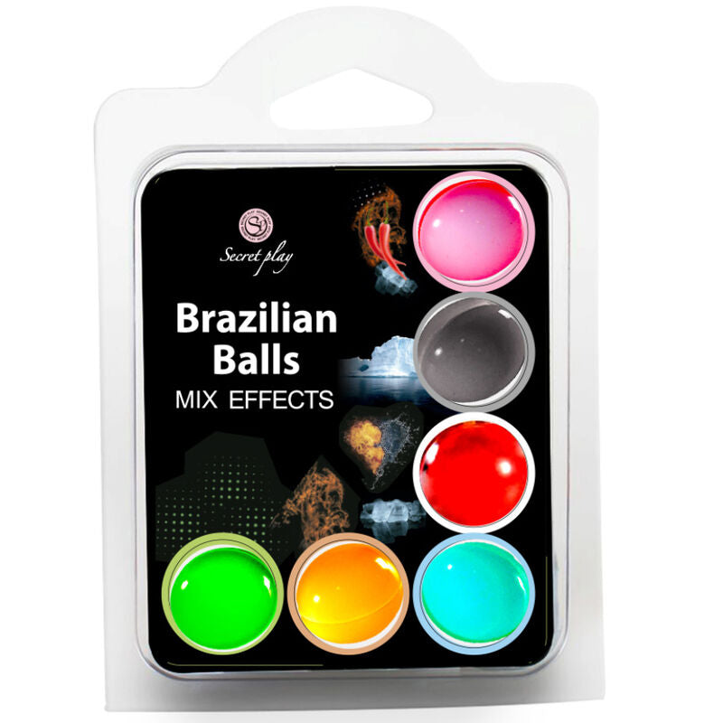 Secret Play – Boules de Massage Effet Mixte x6