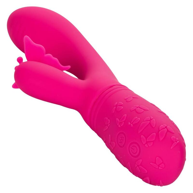 Vibromasseur Butterfly Kiss Flutter Rose - CalExotics