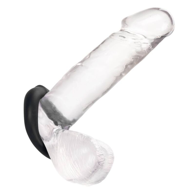 Anneau Pénien Alpha Liquid Silicone Optimum Noir - CalExotics