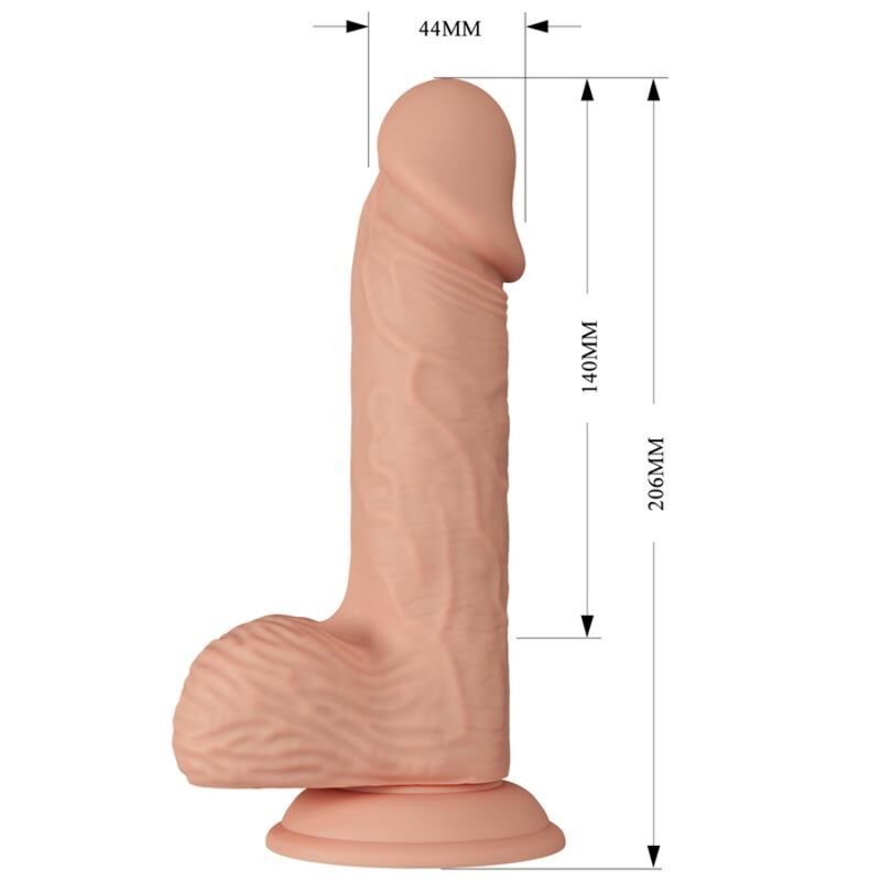 Baile - Gode Réaliste avec ventouse Chair - 20,6 cm