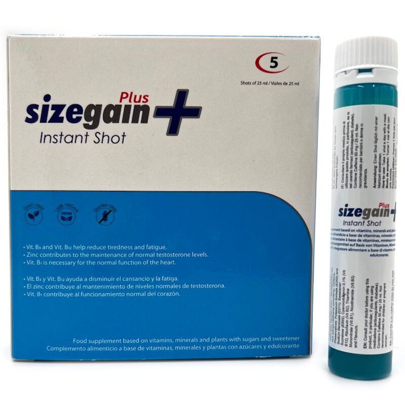 500Cosmetics - Complément Alimentaire Liquide Boost Libido Homme SizeGain Plus