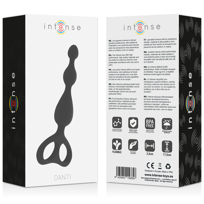 Plug Anal Danti Noir - Intense