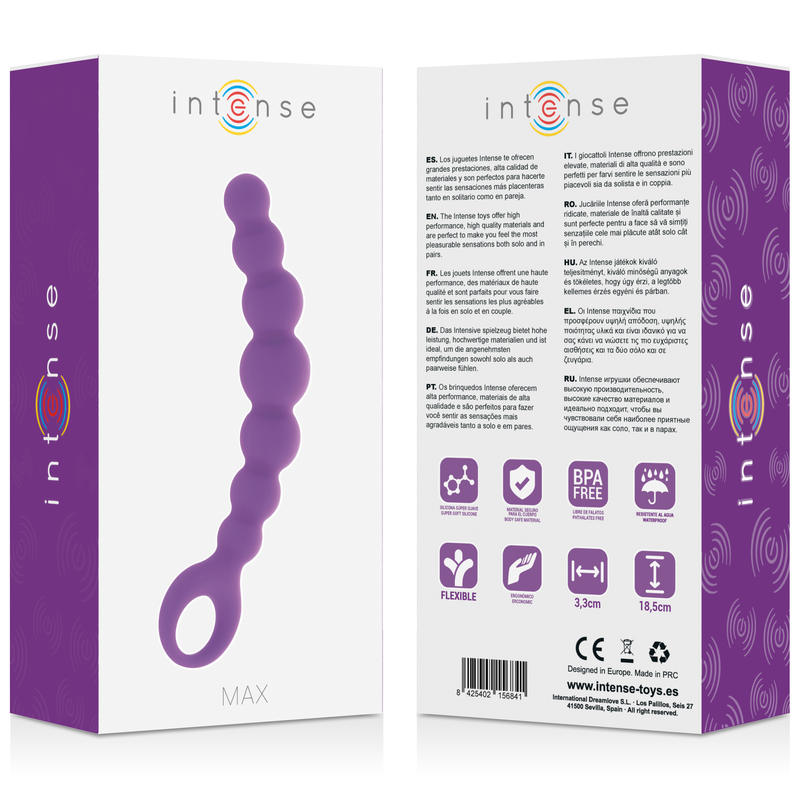 Perles Anales Intense 18,5cm Lilas - Intense