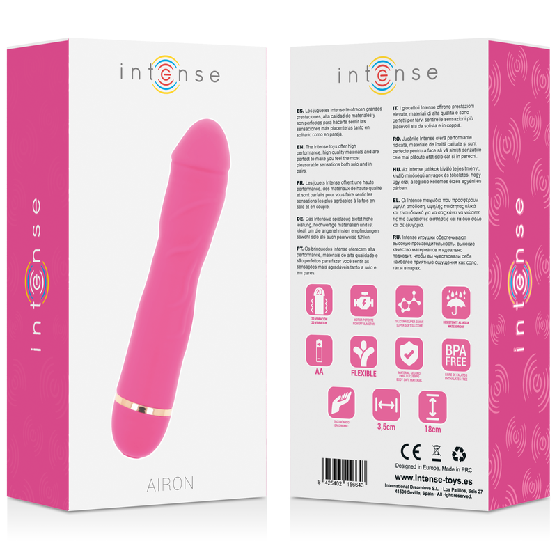 Vibromasseur Intense Airon Rose 20 Vitesses - Intense