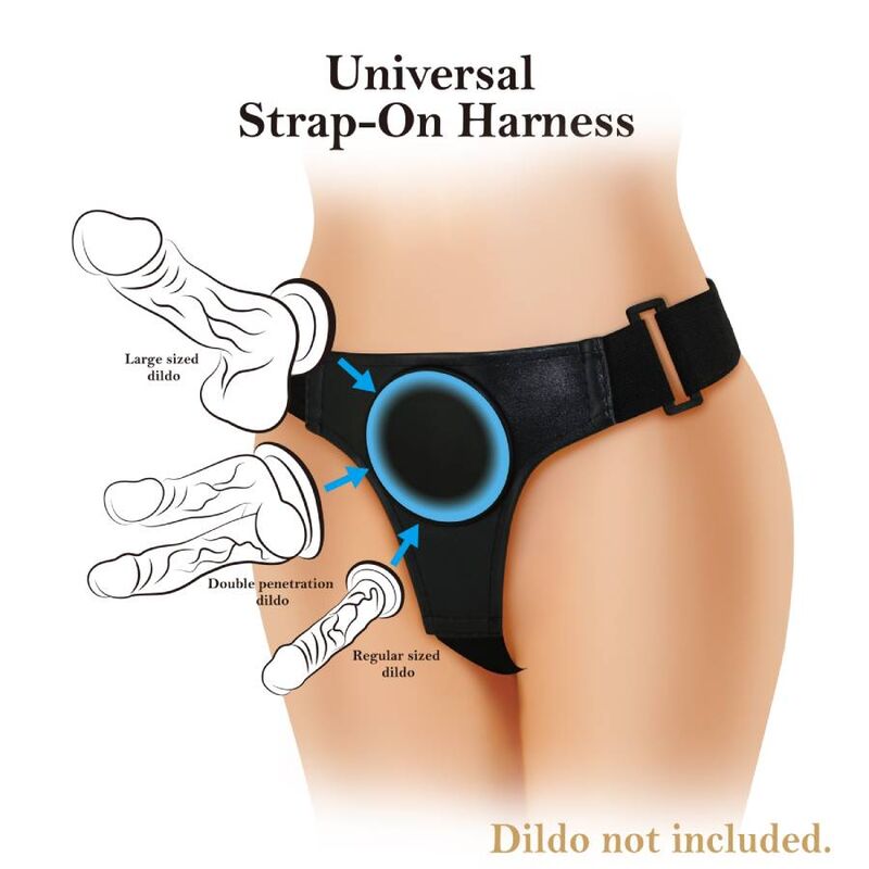 Pretty Love - Harnais Universel pour Gode Ventouse - Noir
