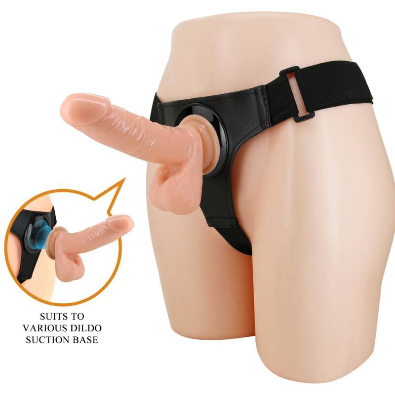 Pretty Love - Gode Ceinture avec Gode Ventouse Naturel / 20 cm