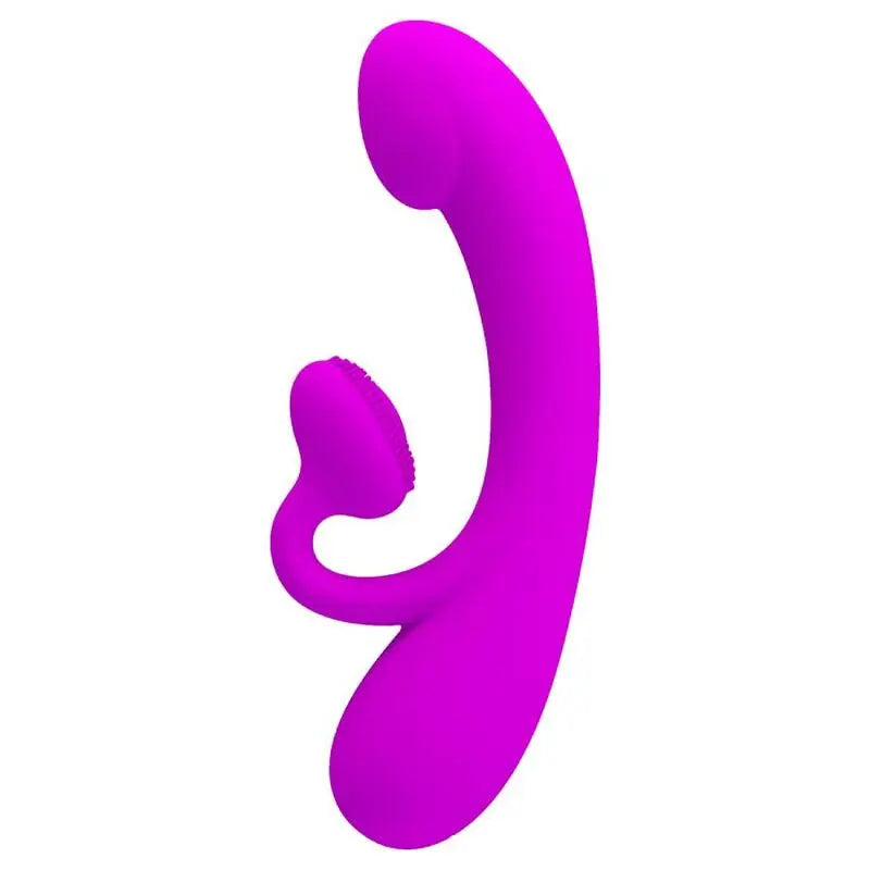 Pretty Love – Vibromasseur Rabbit en Silicone avec Zone Texturée Violet