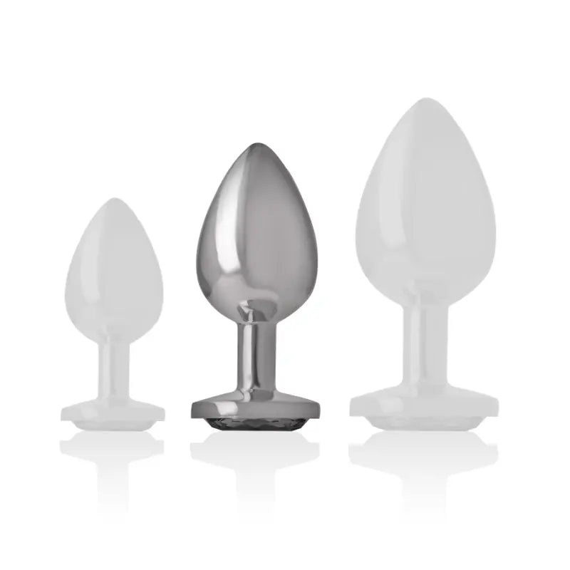 Plug Anal Bijou Intense Diamond Jewel Noir Taille M - Intense