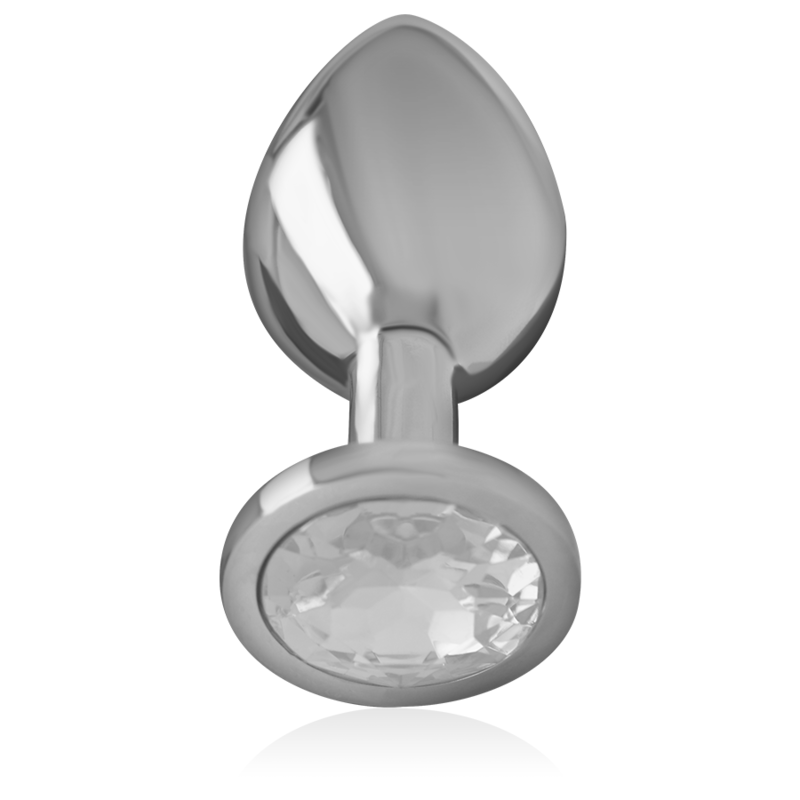 Plug Anal Bijou Intense Crystal Argent Taille S - Intense