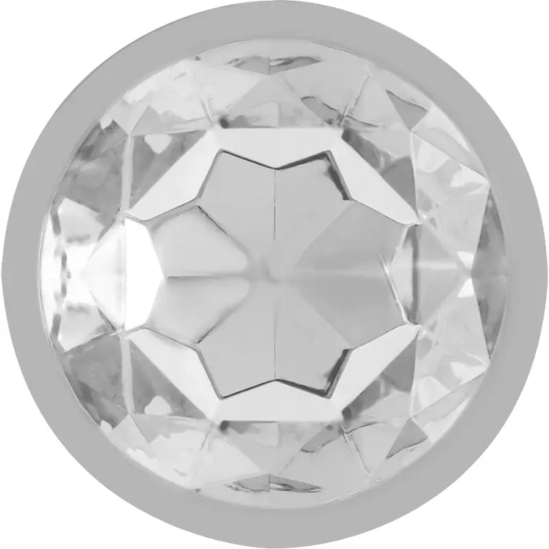 Plug Anal Métal Cristal Diamond Jewel Argent L - Intense