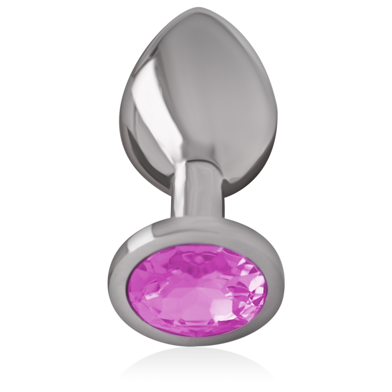 Plug Anal Métal Intense Cristal Rose Taille M - Intense