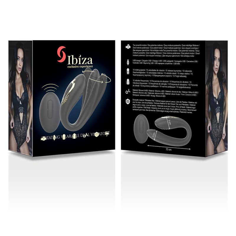 Vibromasseur Double Ibiza Wave Rotatif - Ibiza
